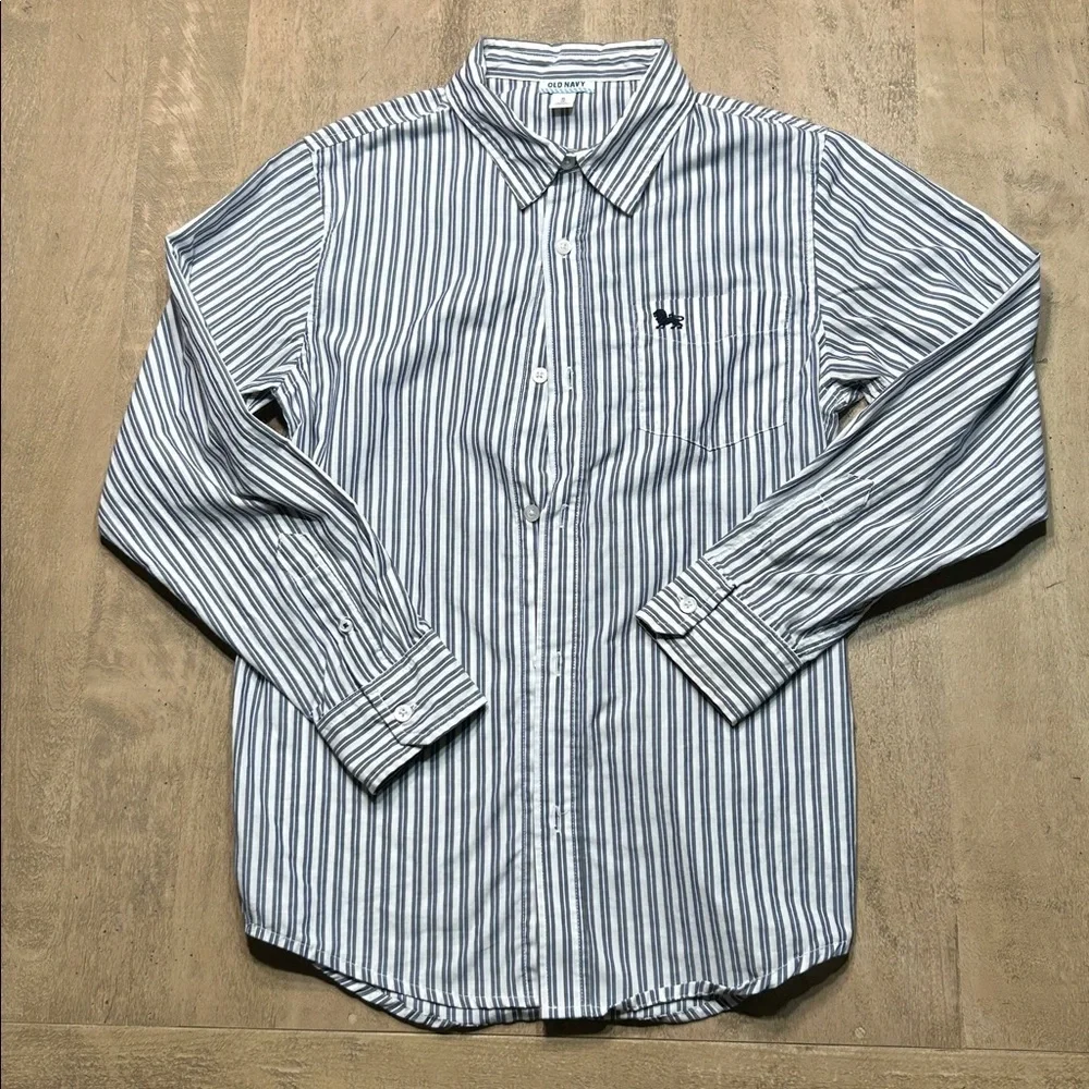 Old Navy Kids Button Down Shirts - Blue, White, Red Checkered